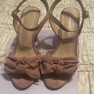 Madden Girl Brown Knotted Heels